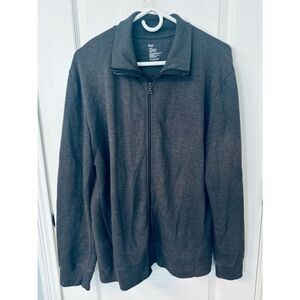 Gap Men's Full-Zip Charcoal Gray Jacket!